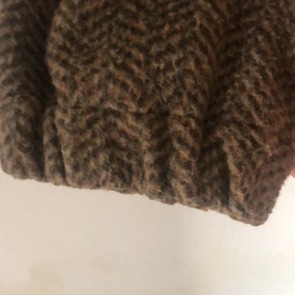 Men’s ORVIS acrylic herringbone pullover drawstring crew neck jacket - Picture 4 of 10